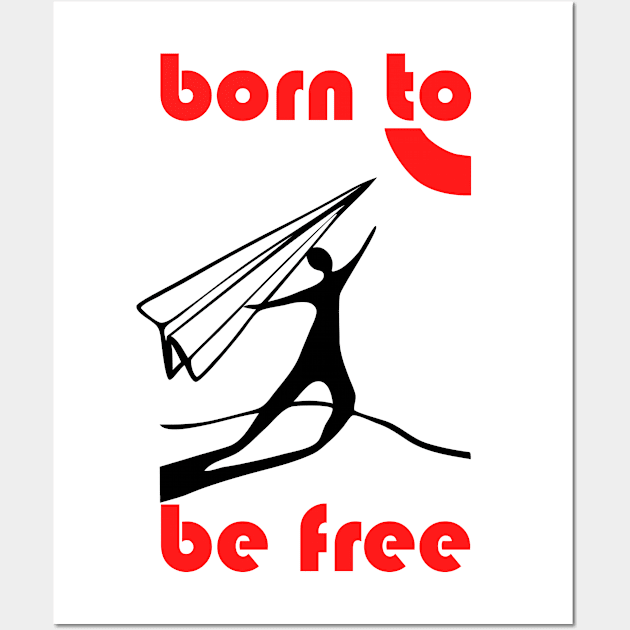 born to be free Wall Art by IrynaPas